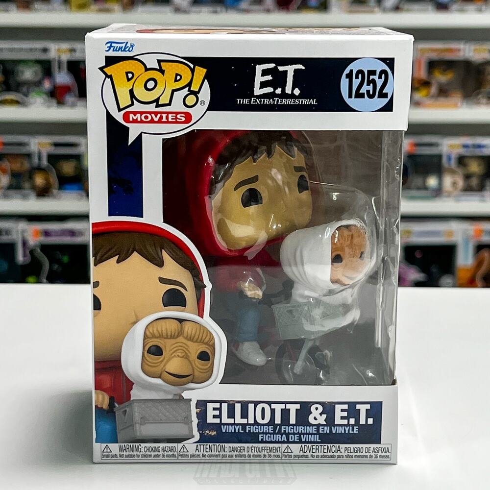 Funko Pop Movies Elliott and E.T. The Extra-Terrestrial 1252 Vinyl Figure Alien